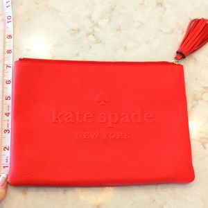 Leather Clutch/Large Zip top
